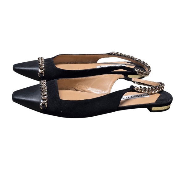 AQUAZZURA NIKKI BALLET SLINGBACK FLATS 37.5 - Picture 6 of 15